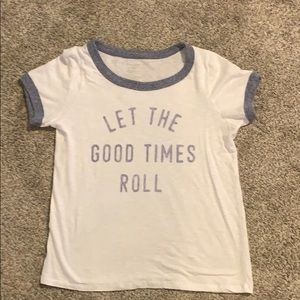 Target “Let the good times roll” t-shirt
